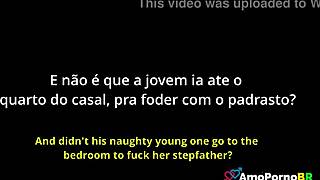 Brazilian Brunette Teen Fucked By Daddy In Ass Cumshot
