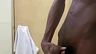 wanna bust your nut watching huge bbc cumshot in public toilet outdoors?