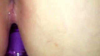 Crystal Vibes Her Wet Pussy While Jamer Rims Big Ass