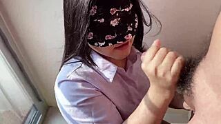 POV Thai Student Girl Deepthroat Blowjob in Cosplay Makes Cock Throb Wild!