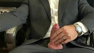 Tattooed Jason Collins Smokes Cigar with Visible Boner