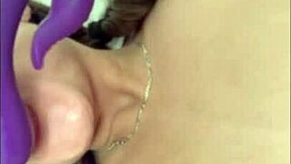 hot mexican latina masturbates ass with dildo waiting for roomie