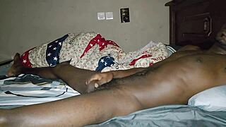 Early Morning Solo Sex Homemade Bed Fun