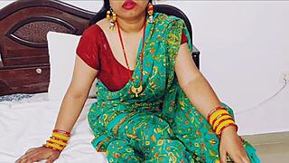 stepsister's chubby tits bounce wildly as indian stepbro fucks her horny fat pussy