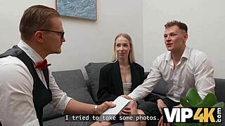 Vip4k. Nata Gold's Wrong Casting Ends In Old Man Pounding Her Pussy