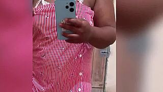 fogosa crente gordinha masturbates fat body with dildo toys