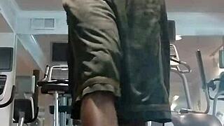 21 Year Old Athletic Dorm Workout Fitness Session