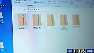 milf ambassador 😍 gets freeused by sneaky russian spy at work 👅🍆