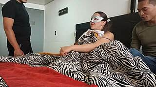 damn this venezuelan wife in mexico trio with hubby's stepbro is wild 😈👅💦