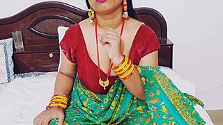 stepsister's chubby tits bounce wildly as indian stepbro fucks her horny fat pussy