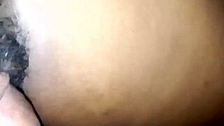 Hairy Curvy Ebony Wife Spreads Dorm Pussy for Hard Creampie Roommate Fuck