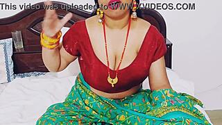 stepsister's chubby tits bounce wildly as indian stepbro fucks her horny fat pussy