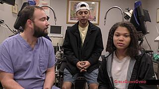 Tampa University Nurse Michelle Anderson Spreads For Physical Exam