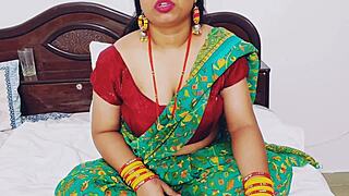 stepsister's chubby tits bounce wildly as indian stepbro fucks her horny fat pussy