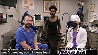 Rina Arems face blasted with thick cum backstage nurse patient scene