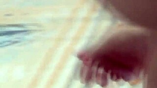 Stepson Cums Four Times In Stepmom's Hairy Pussy At Beach