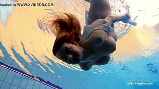 Zuzanna's Big Tits Bare Underwater Pool Tease