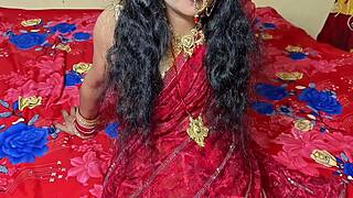 newlywed indian wife bedroom fuck with clear hindi dirty talk