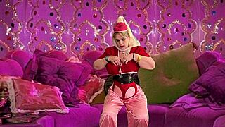 Granny Jeannie In Costume Dildo Fucks To Magical Squirting Orgasm Cum Explosion!