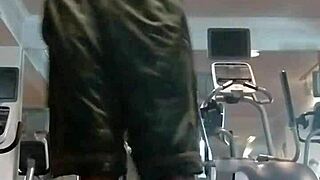 21 Year Old Athletic Dorm Workout Fitness Session