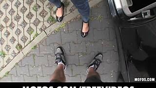 Blonde Czech Picked Up For Public Thrill