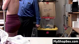 burglar catches teen suspect bends her over fucks tight pussy on hidden cam