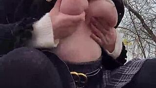 Oops Cute Teen Caught Peeing Spreads Pussy for Stranger Cum