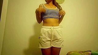 Intimate Bella Mexican Nympho Fingers Wet Pussy Outdoors