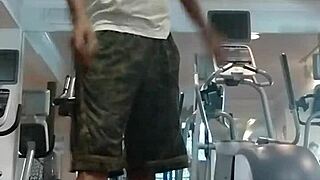 21 Year Old Athletic Dorm Workout Fitness Session