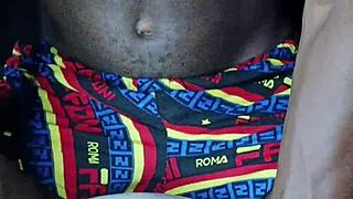 Muscular Black Stud Humps Pillow Hungrily