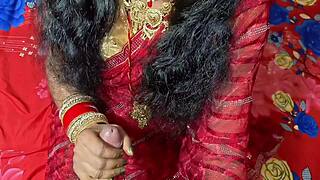 newlywed indian wife bedroom fuck with clear hindi dirty talk