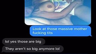 wife sneaks sexts to tease her clueless husband
