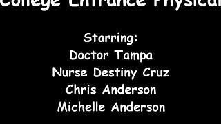 Tampa University Nurse Michelle Anderson Spreads For Physical Exam