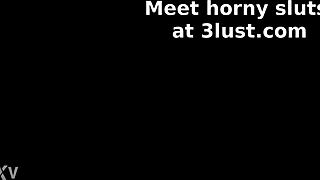 Vera cums hard while old femdom lover watches in cfnm