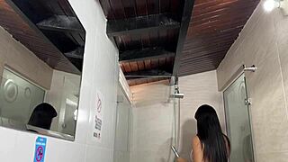 Colombian Wife Swallows Creampie Before Work