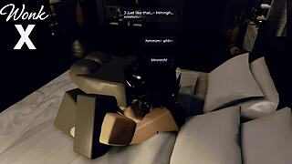 Roblox Femboy Begs Me to Rip His Ass Harder in 3D
