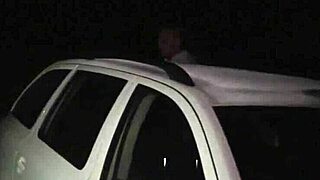 Blonde Slut Fucked Hard Public Street Gangbang Orgy