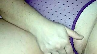 amateur milf masturbates solo in homemade session