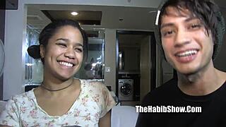 teen blasian strips then derek rips clothes for ghetto pounding