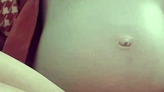 MILF Girlfriend's Pregnant Pussy Masturbation Fetish Solo Session