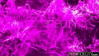 Aria Banks Craves Madison's Monster Cock Creampie in Every Doggystyle Pound!