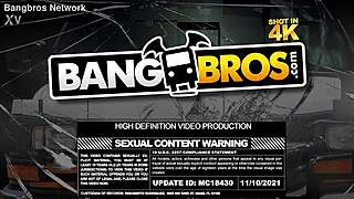 big black cock creampies brunette's shaved pussy after deepthroat doggystyle!