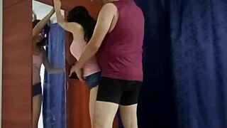 Venezuelan Stepmom Fucks Neighbor For Cash Mirror Style!