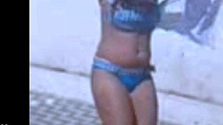 brazilian lesbians rip clothes in hot striptease
