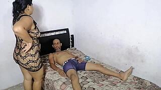 stepmom begs stepson ditch condom for raw anal creampie