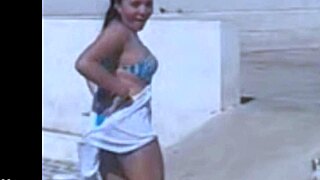 brazilian lesbians rip clothes in hot striptease