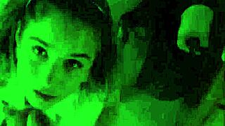 stepdad catches hot brunette pamela morrison watching porn and fucks her family pov