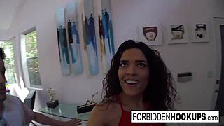 we're wild teen sluts picking up step-brothers for hardcore fucking blowjobs and massive facials