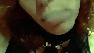 Sexy Latina Smokes Cigarette in Lingerie Solo Tease!