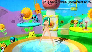 hatsune miku nekomimi goddess poses big tits ass nude mod fully exposed